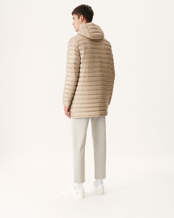 Jott UK Noir/Beige Reversible Light Puffer Jacket Amsterdam