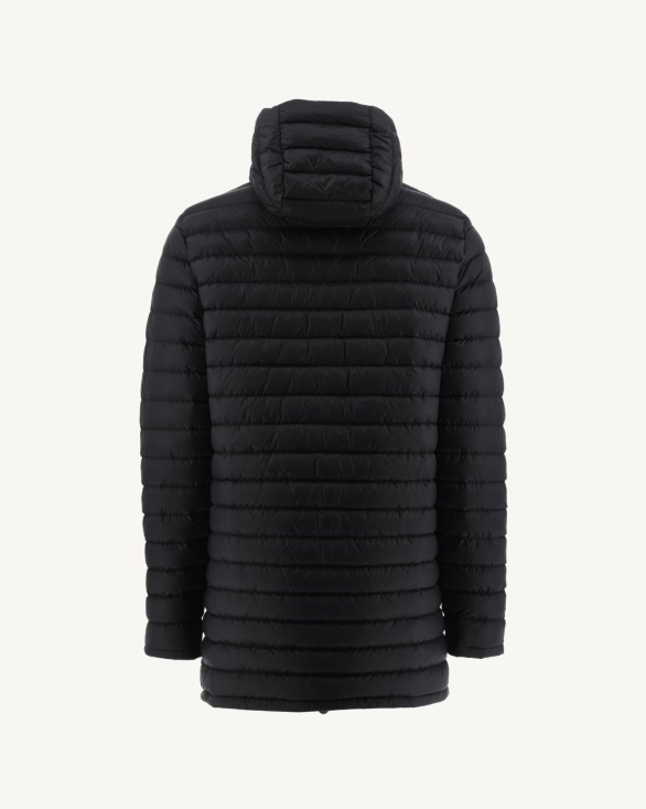 Print Militaire/Noir Reversible Light Down Jacket Amsterdam Jott UK
