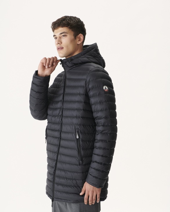 Print Militaire/Noir Reversible Light Down Jacket Amsterdam Jott UK