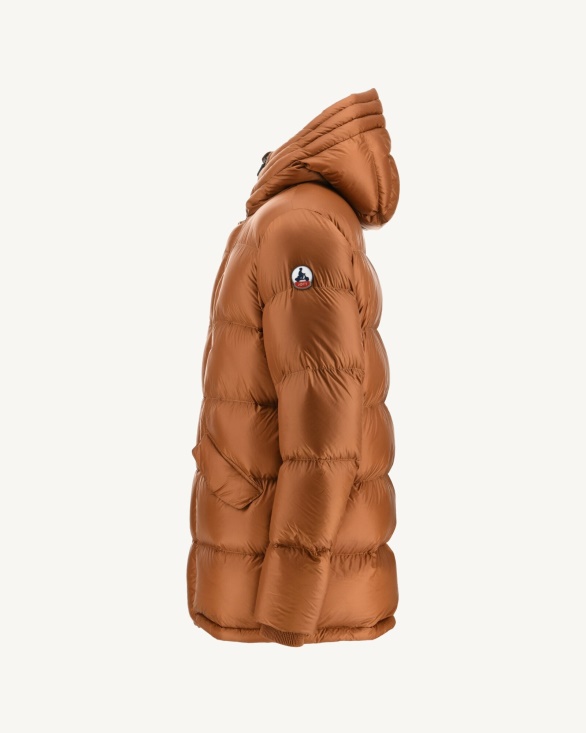 Jott UK Caramel Extreme Cold Hooded Down Jacket Dakhla