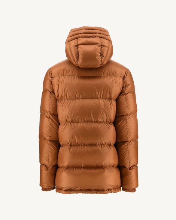 Jott UK Caramel Extreme Cold Hooded Down Jacket Dakhla