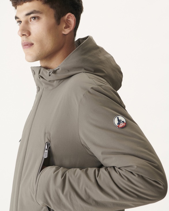 Jott UK Taupe Down Jacket Iceberg