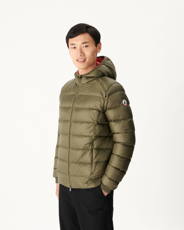 Jott UK Army Extreme Cold Hooded Down Jacket Nat