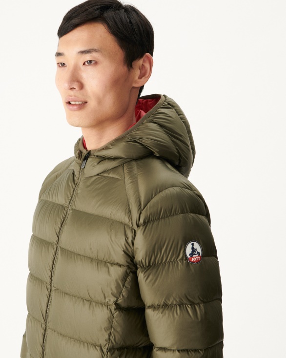 Jott UK Army Extreme Cold Hooded Down Jacket Nat