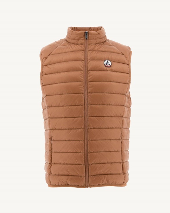 Camel Sleevless Down Jacket Tom Jott UK
