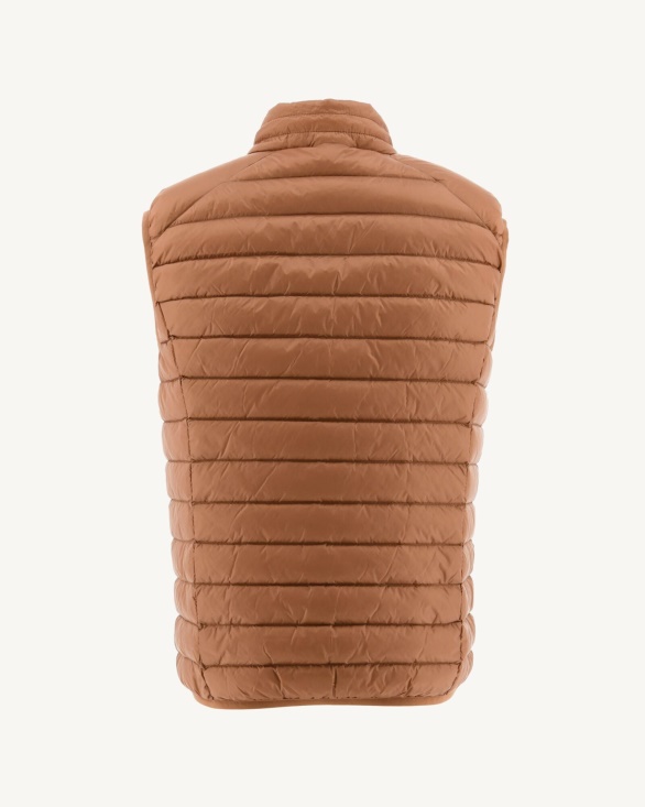 Camel Sleevless Down Jacket Tom Jott UK