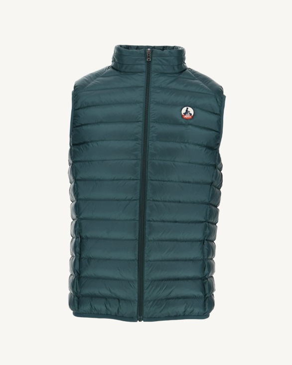 Jott UK Sleeveless Down Jacket Vert Fonce Tom