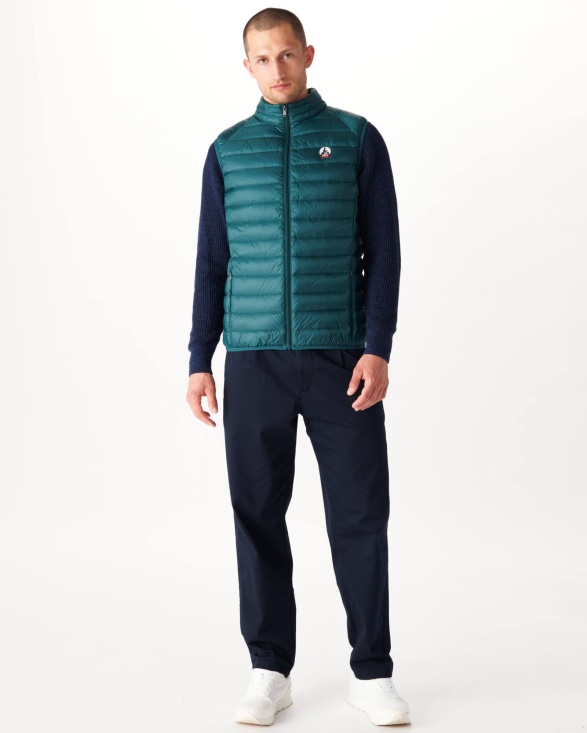 Jott UK Sleeveless Down Jacket Vert Fonce Tom