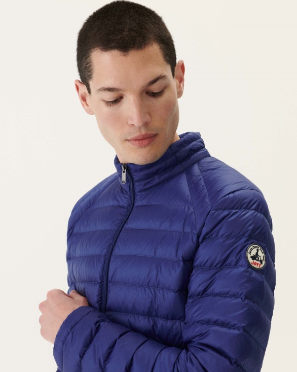 Lightweight Down Jacket Dark Denim Mat Jott UK