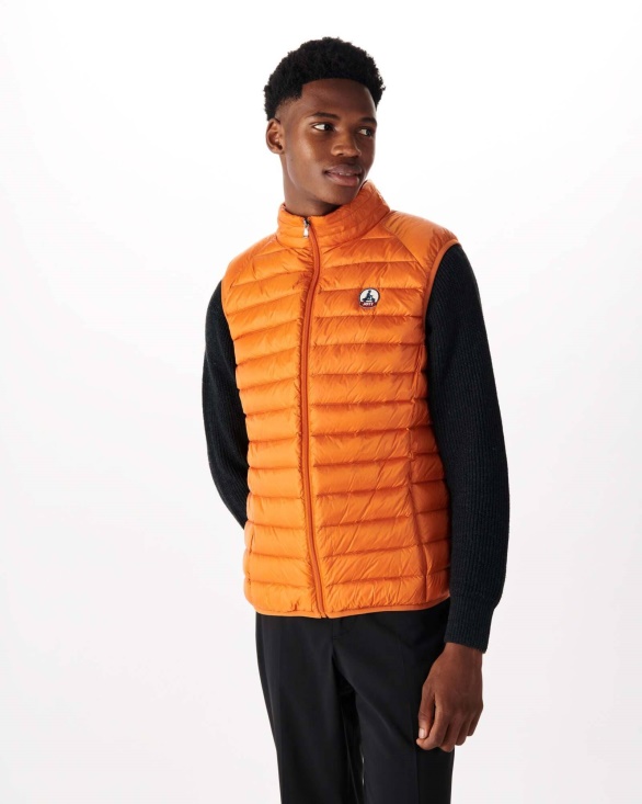 Jott UK Sleeveless Down Jacket Orange Tom