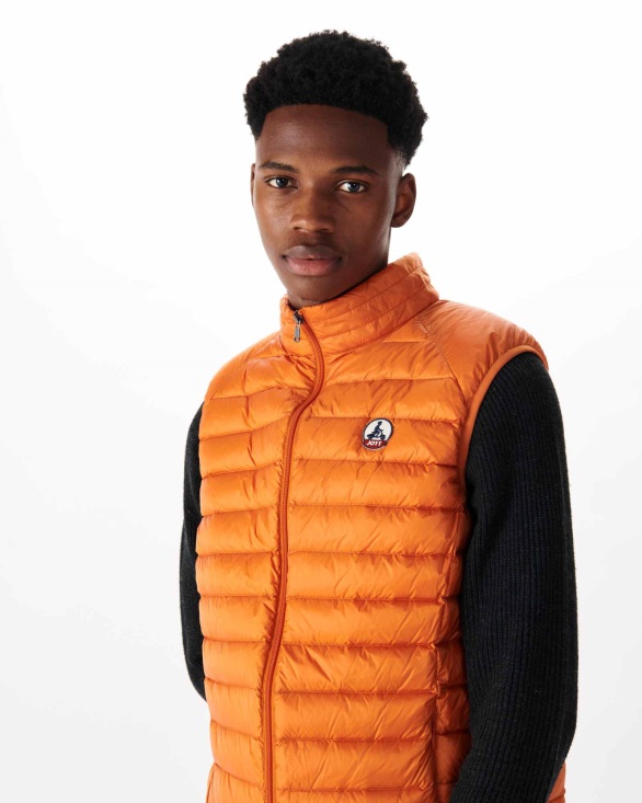 Jott UK Sleeveless Down Jacket Orange Tom