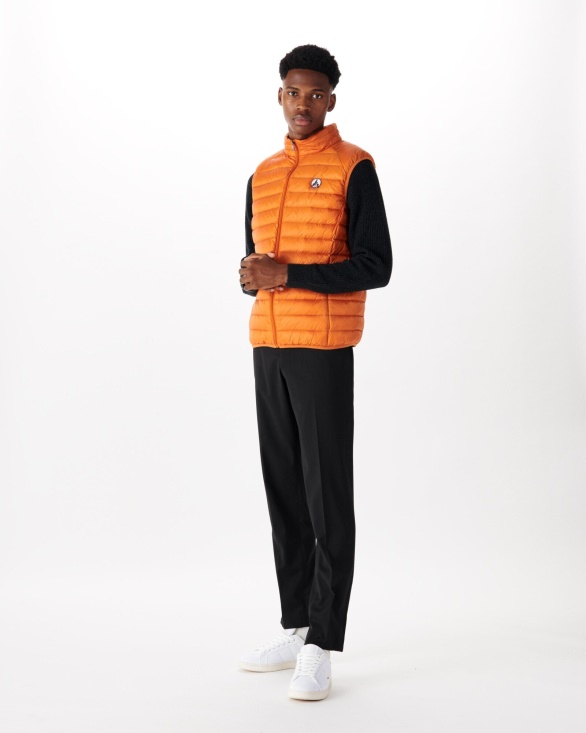Jott UK Sleeveless Down Jacket Orange Tom