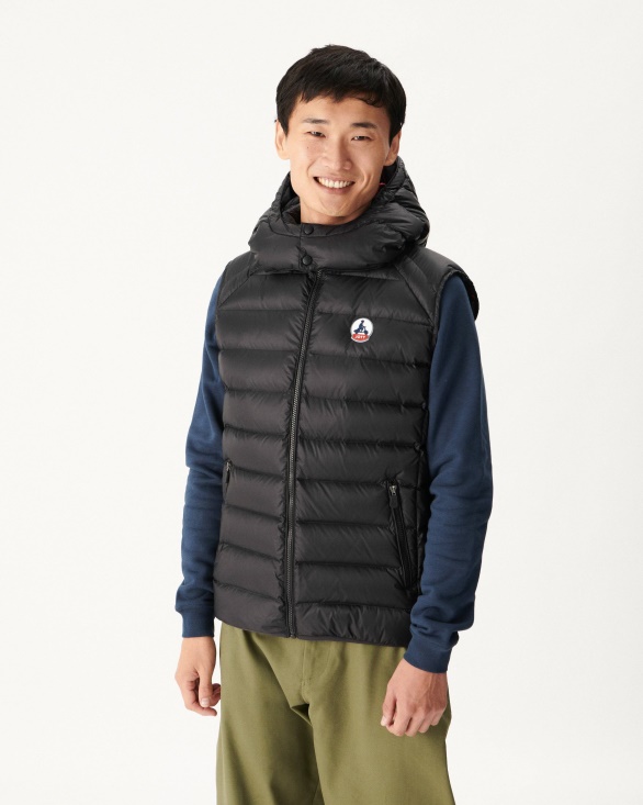 Jott UK Noir Extreme Cold Sleevless Down Jacket Silver