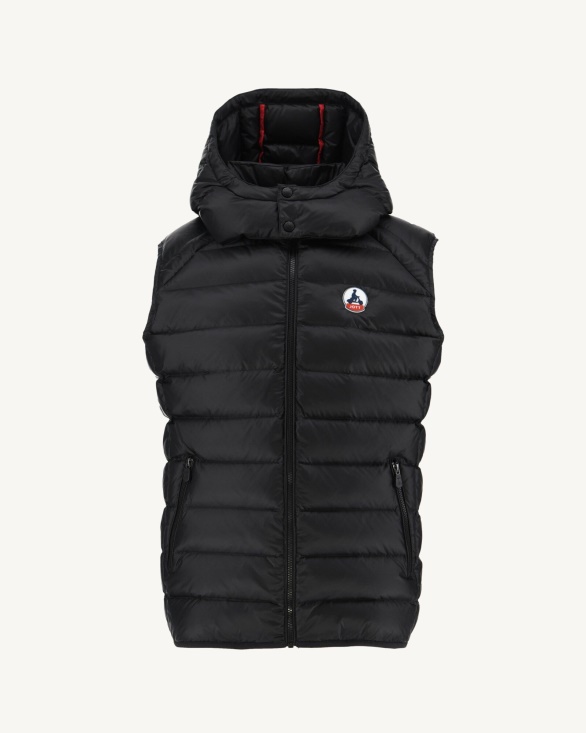 Jott UK Noir Extreme Cold Sleevless Down Jacket Silver