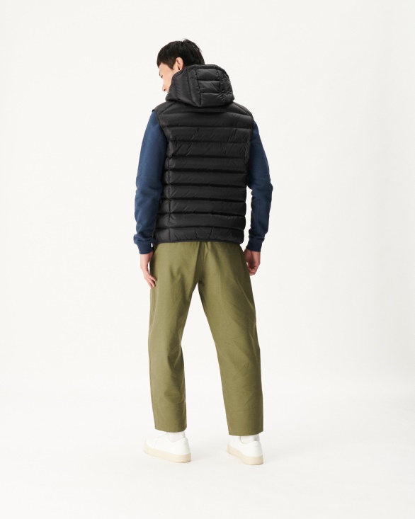 Jott UK Noir Extreme Cold Sleevless Down Jacket Silver