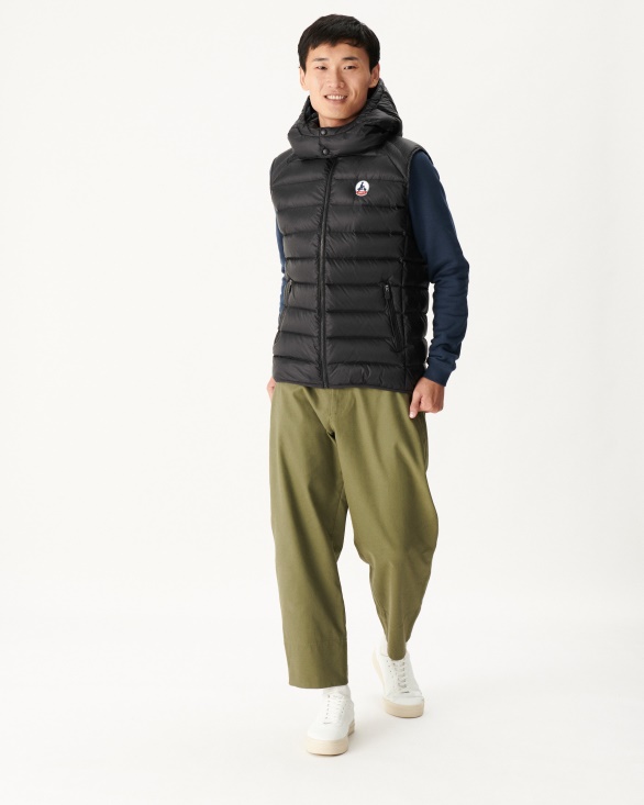 Jott UK Noir Extreme Cold Sleevless Down Jacket Silver