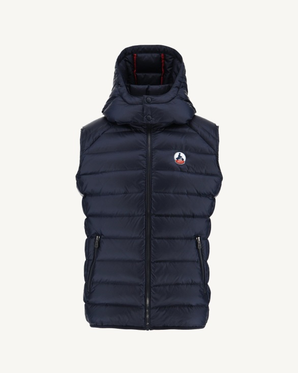 Marine Extreme Cold Sleevless Down Jacket Silver Jott UK