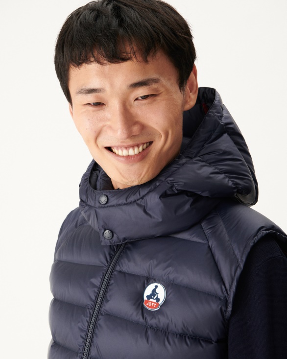 Marine Extreme Cold Sleevless Down Jacket Silver Jott UK