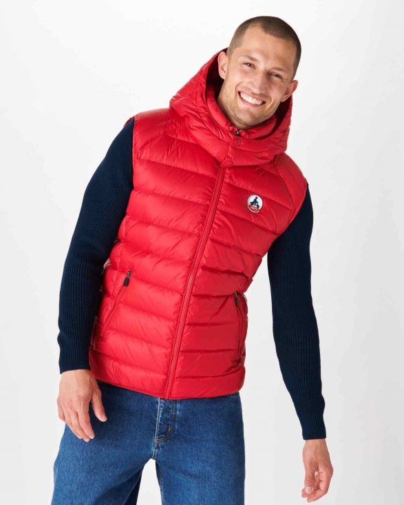 Jott UK Rouge Extreme Cold Sleevless Down Jacket Silver