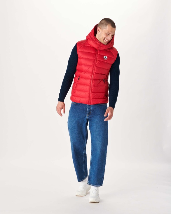 Jott UK Rouge Extreme Cold Sleevless Down Jacket Silver