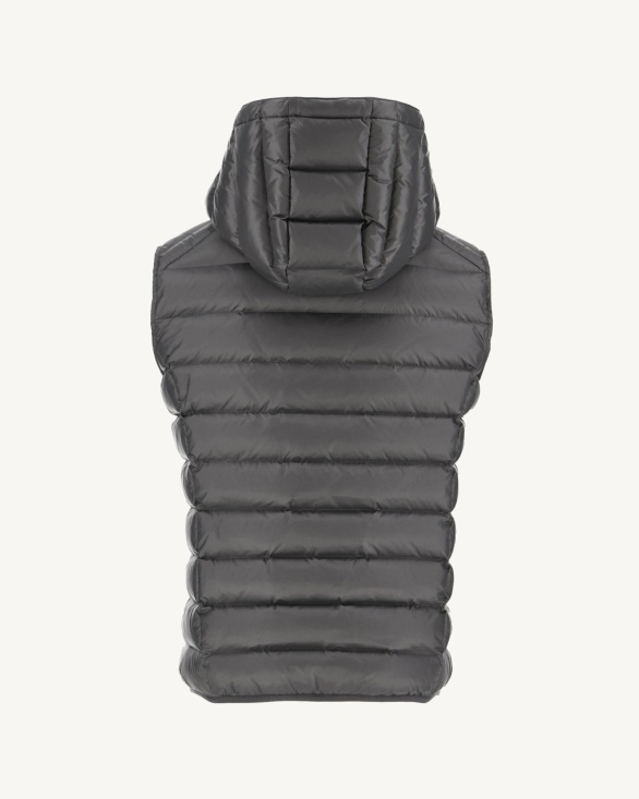 Jott UK Anthracite Extreme Cold Sleevless Down Jacket Silver