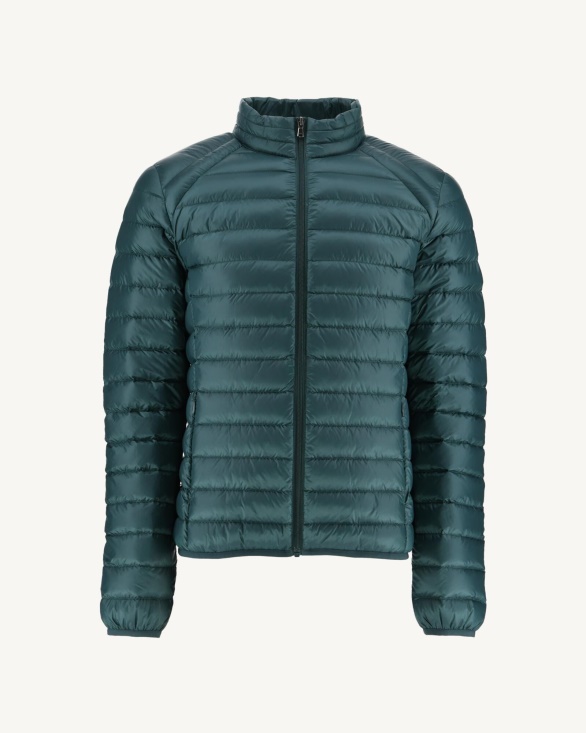 Lightweight Down Jacket Vert Fonce Mat Jott UK