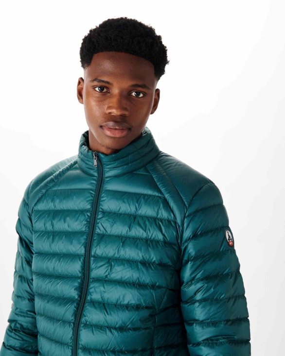 Lightweight Down Jacket Vert Fonce Mat Jott UK