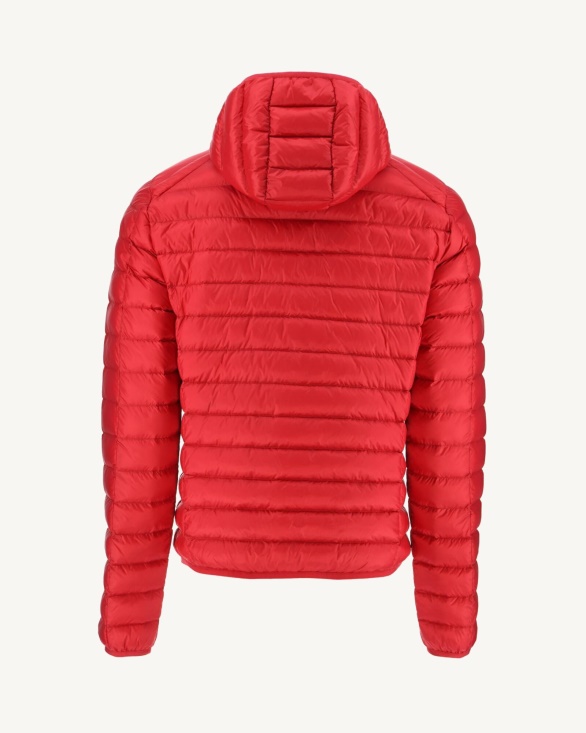 Jott UK Lightweight Hooded Down Jacket Rouge Nico