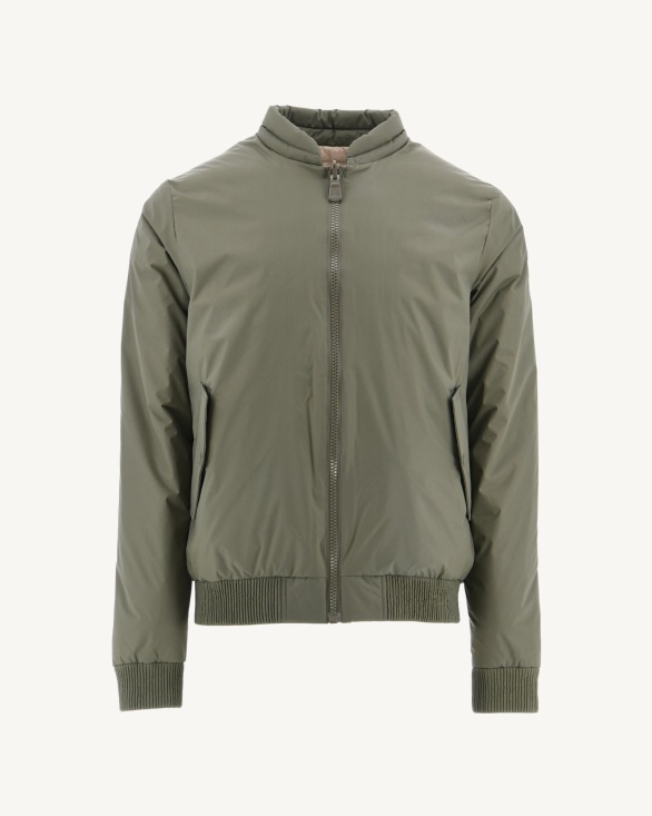 Army/Beige Reversible Down Jacket Bombay Jott UK