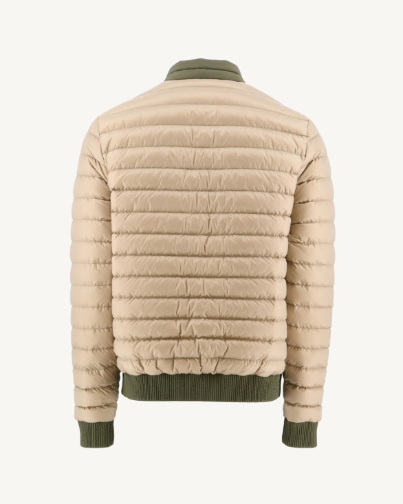 Army/Beige Reversible Down Jacket Bombay Jott UK