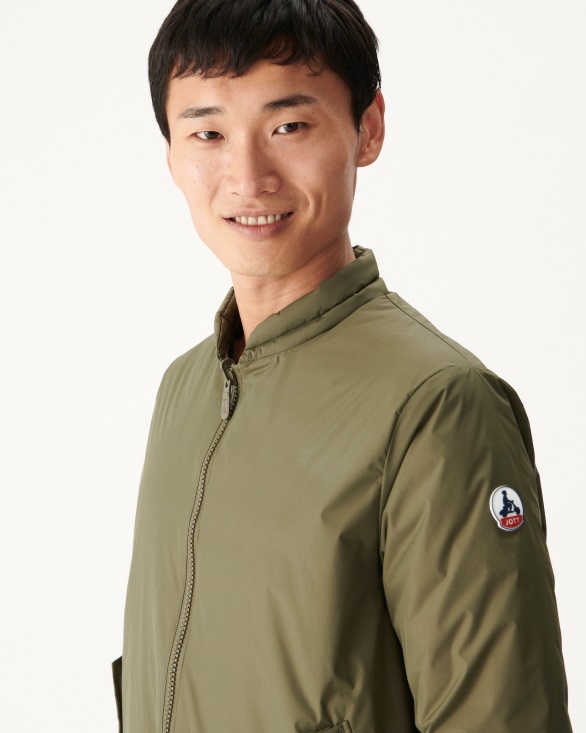 Army/Beige Reversible Down Jacket Bombay Jott UK