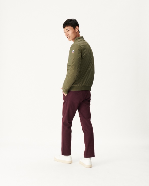 Army/Beige Reversible Down Jacket Bombay Jott UK