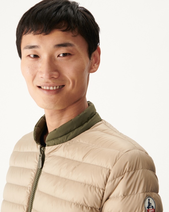 Army/Beige Reversible Down Jacket Bombay Jott UK
