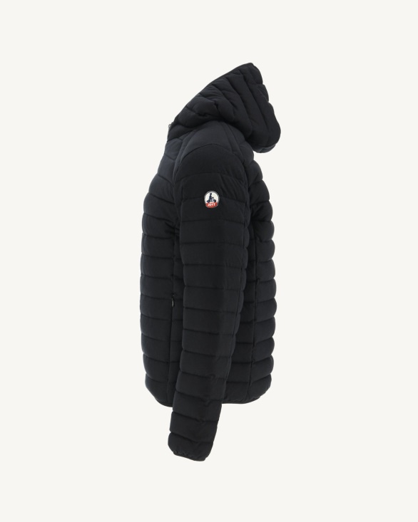 Noir Hooded Down Jacket Nico Jott UK