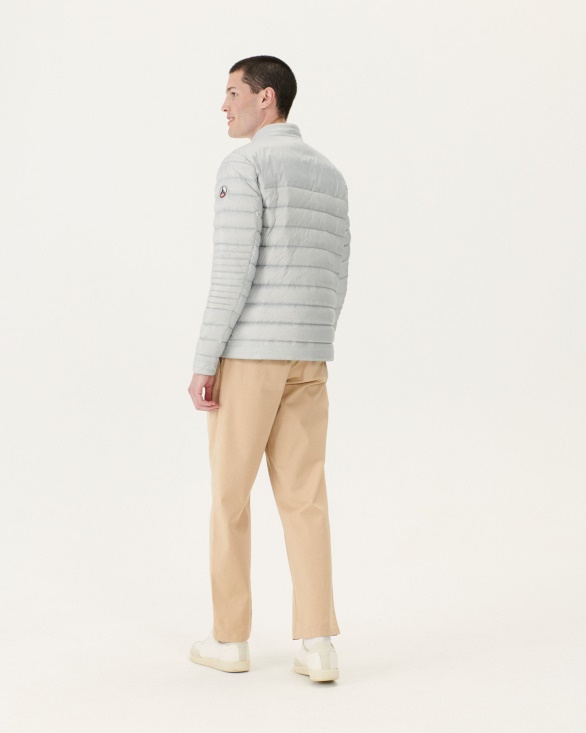 Soft Grey David Puffer Jacket Jott UK