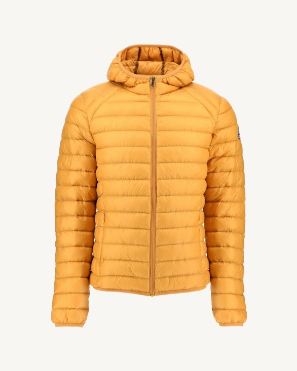 Jott UK Lightweight Hooded Down Jacket Moutarde Nico