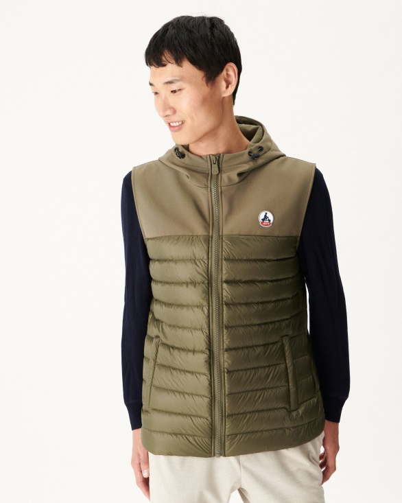 Army Sleevless Down Jacket Stan Jott UK