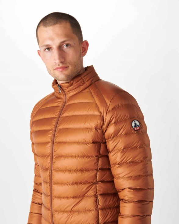 Lightweight Down Jacket Caramel Mat Jott UK