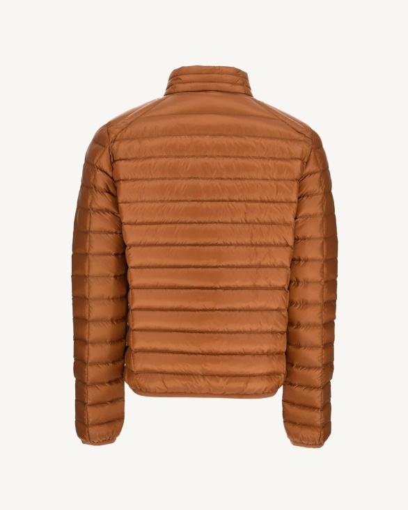 Lightweight Down Jacket Caramel Mat Jott UK