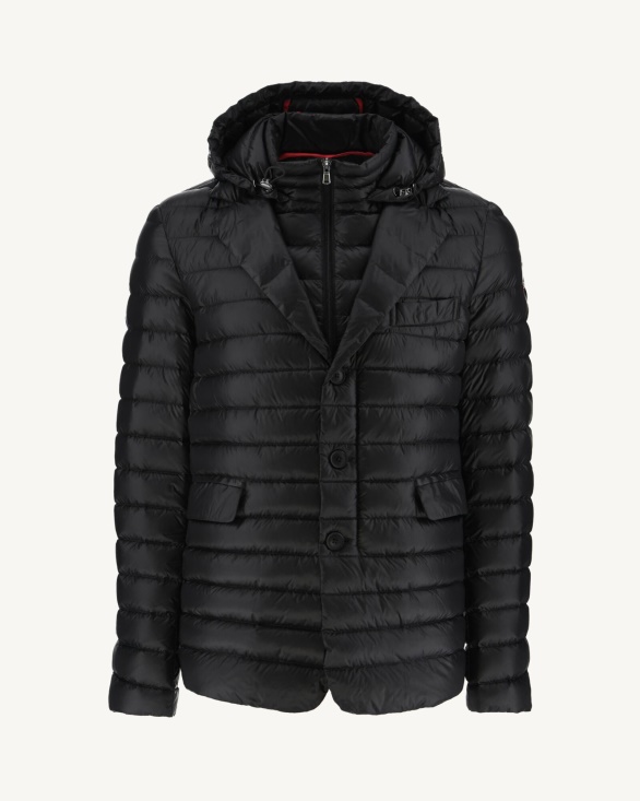 Noir Down Jacket Valentin Jott UK