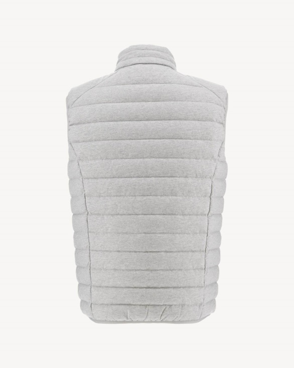Gris Chine Sleevless Down Jacket Tom Jott UK
