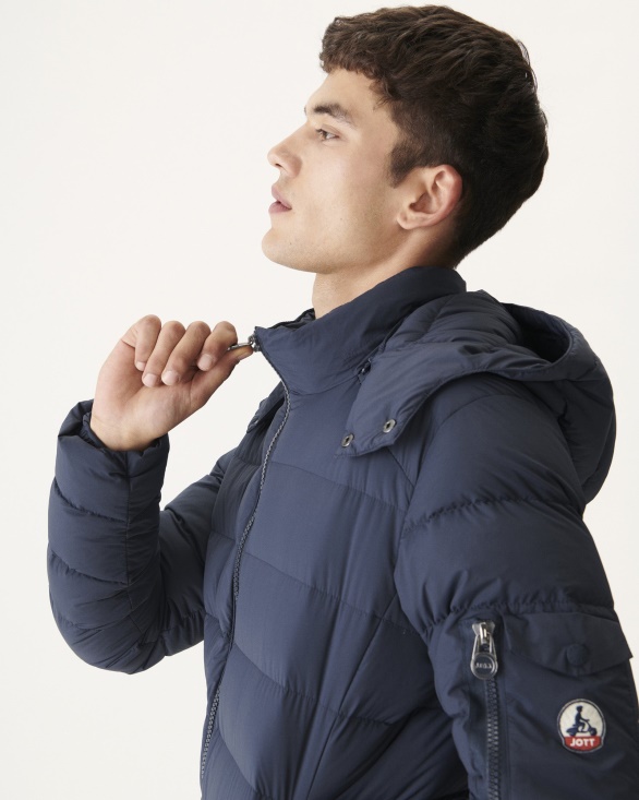 Marine Extreme Cold Hooded Down Jacket Adrien Jott UK