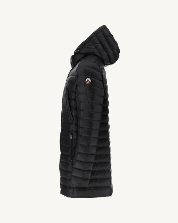 Noir Light Hooded Down Jacket Florent Jott UK