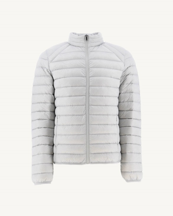 Jott UK Soft Grey Lightweight Down Jacket Mat