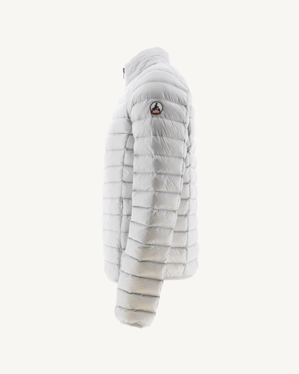 Jott UK Soft Grey Lightweight Down Jacket Mat