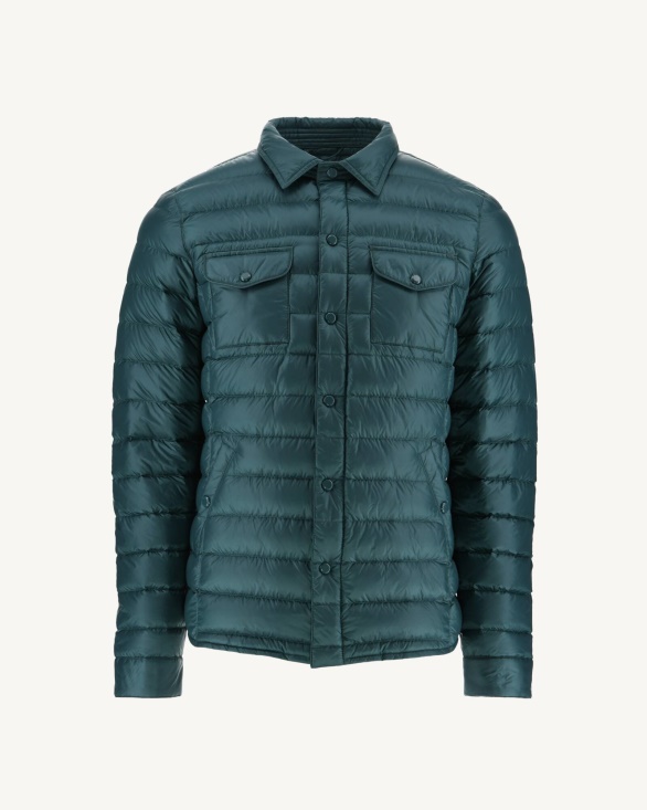 Vert Fonce Light Down Jacket Cris Jott UK