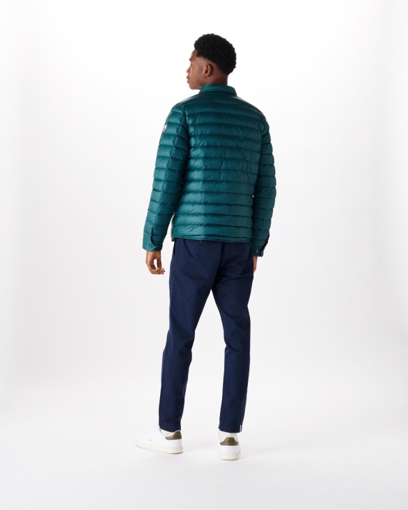 Vert Fonce Light Down Jacket Cris Jott UK