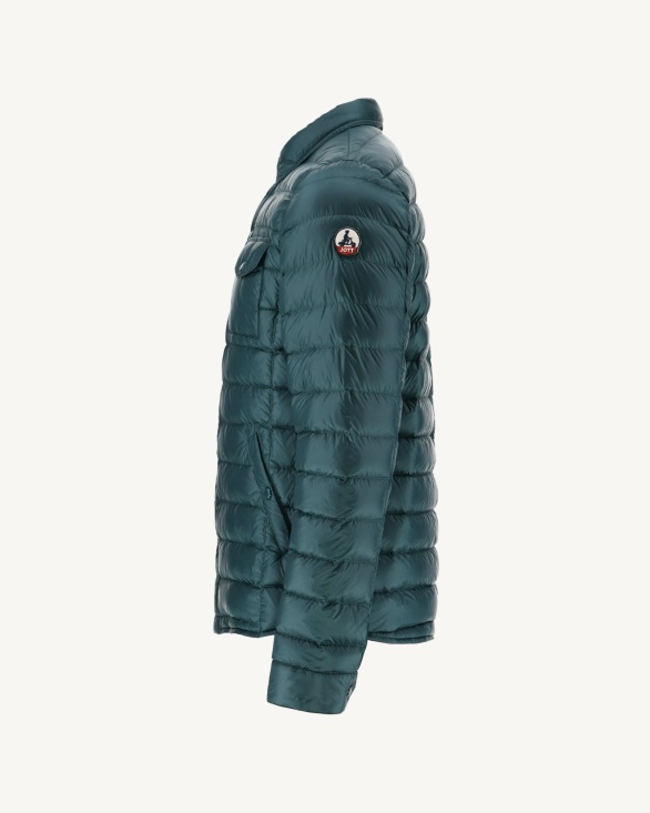 Vert Fonce Light Down Jacket Cris Jott UK