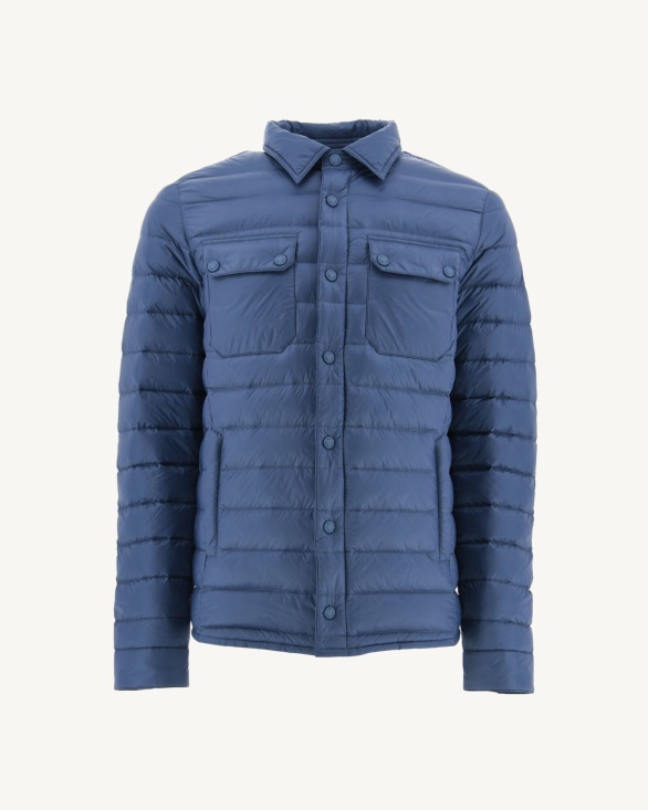 Blue Jeans Cris Lightweight Shirt Collar Puffer Jacket Jott UK