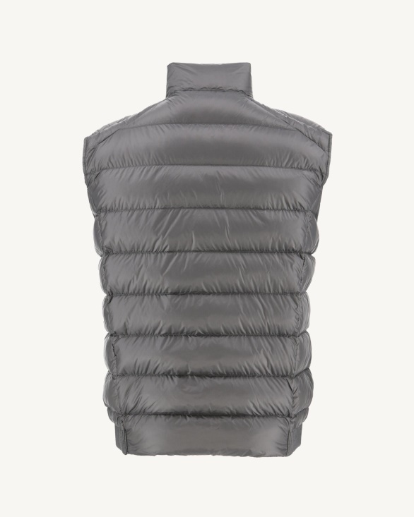 Anthracite Extreme Cold Sleevless Down Jacket Tim Jott UK